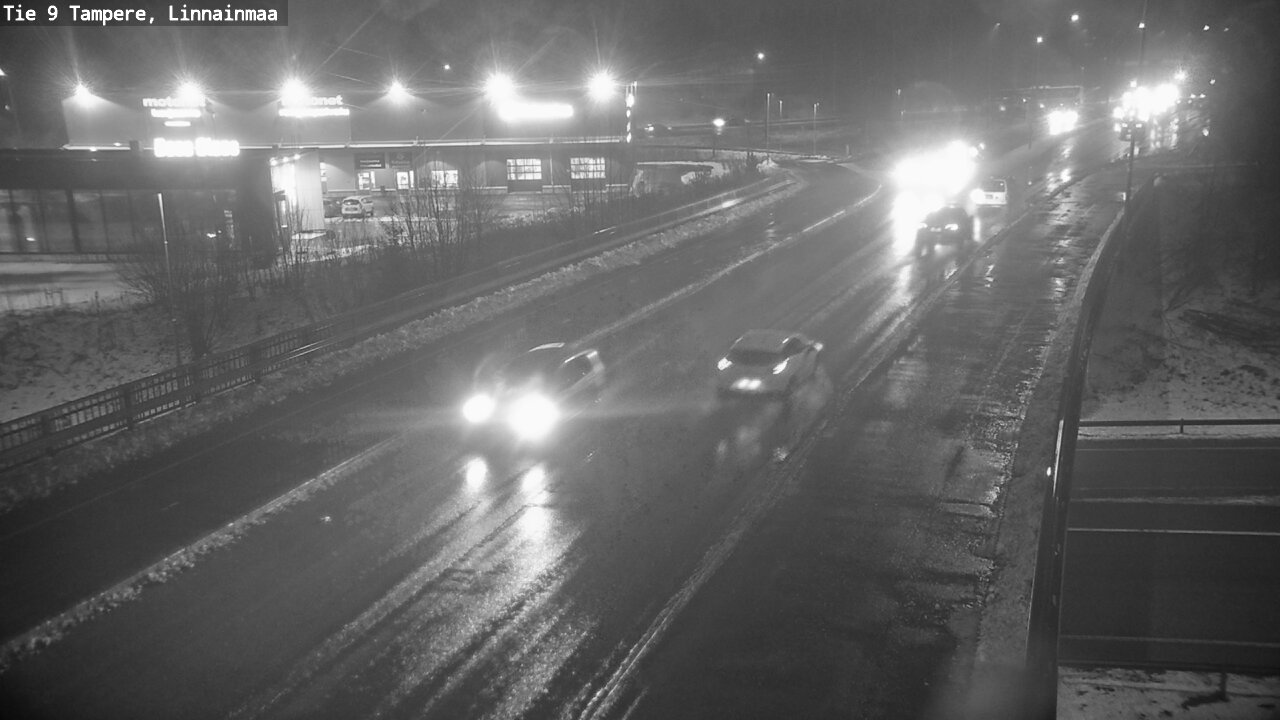 Weather Camera Image Väg 9 Tammerfors, Linnainmaa, Tampere, Pirkanmaa