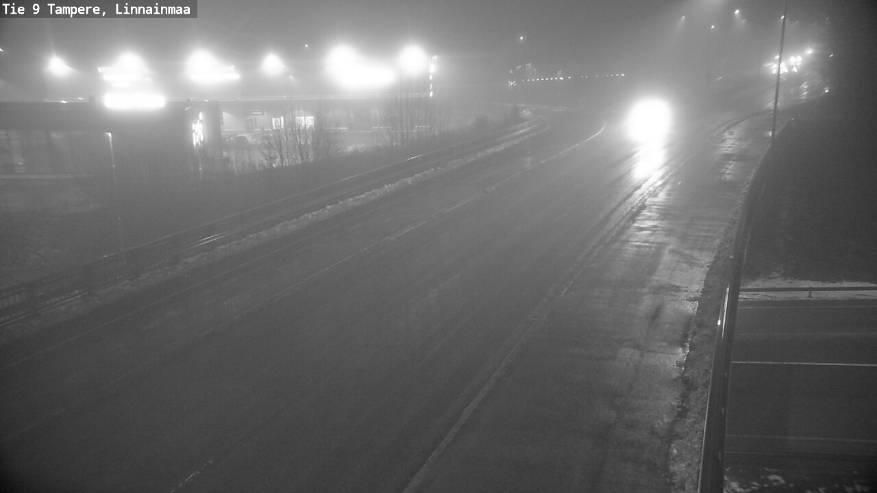 Weather Camera Image Väg 9 Tammerfors, Linnainmaa, Tampere, Pirkanmaa