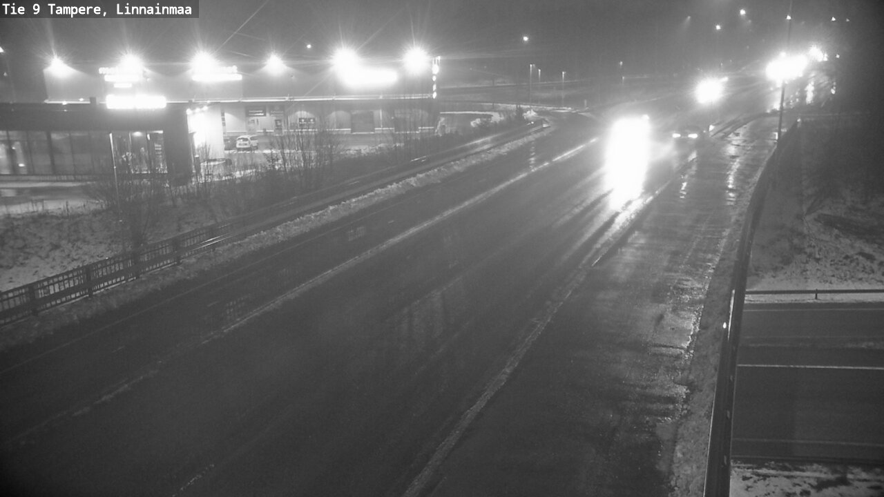 Weather Camera Image Väg 9 Tammerfors, Linnainmaa, Tampere, Pirkanmaa