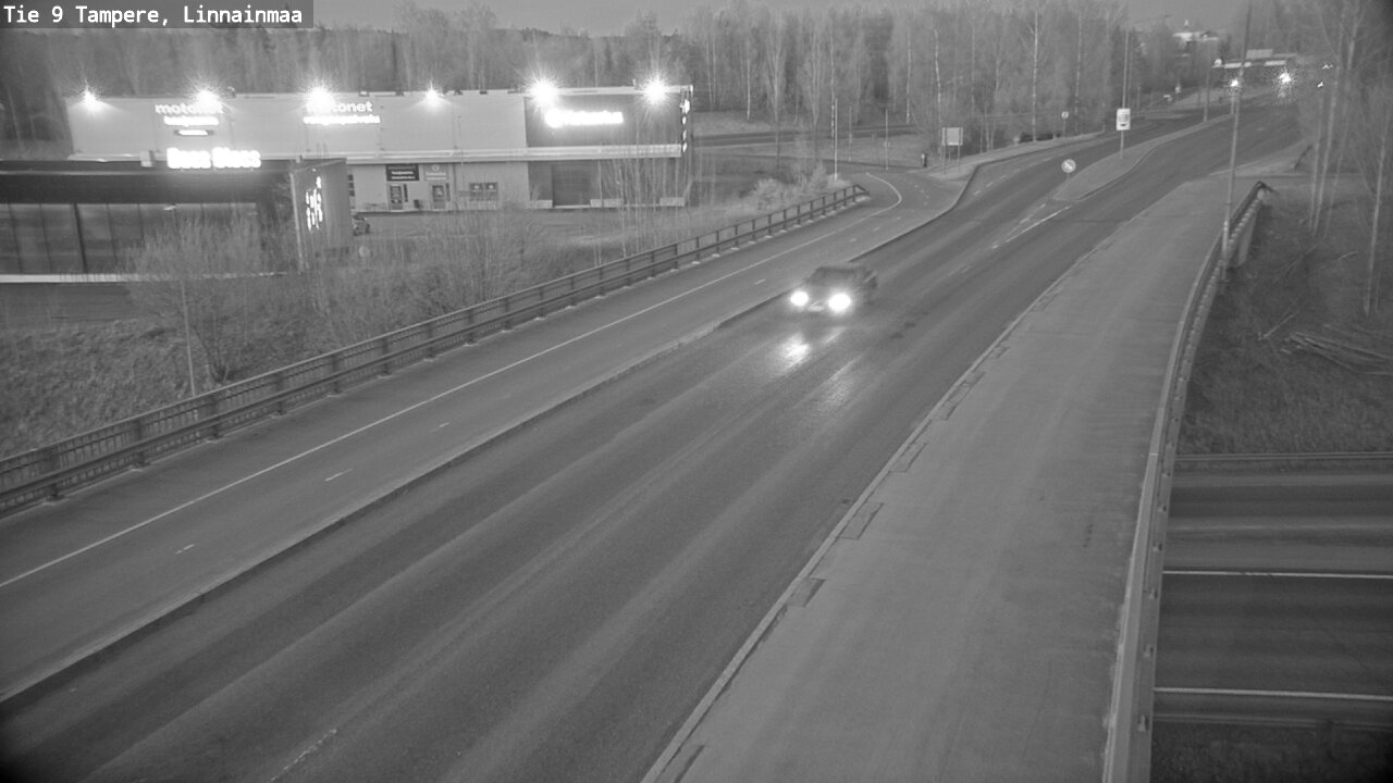 Weather Camera Image Väg 9 Tammerfors, Linnainmaa, Tampere, Pirkanmaa
