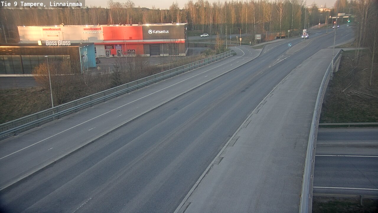 Weather Camera Image Väg 9 Tammerfors, Linnainmaa, Tampere, Pirkanmaa
