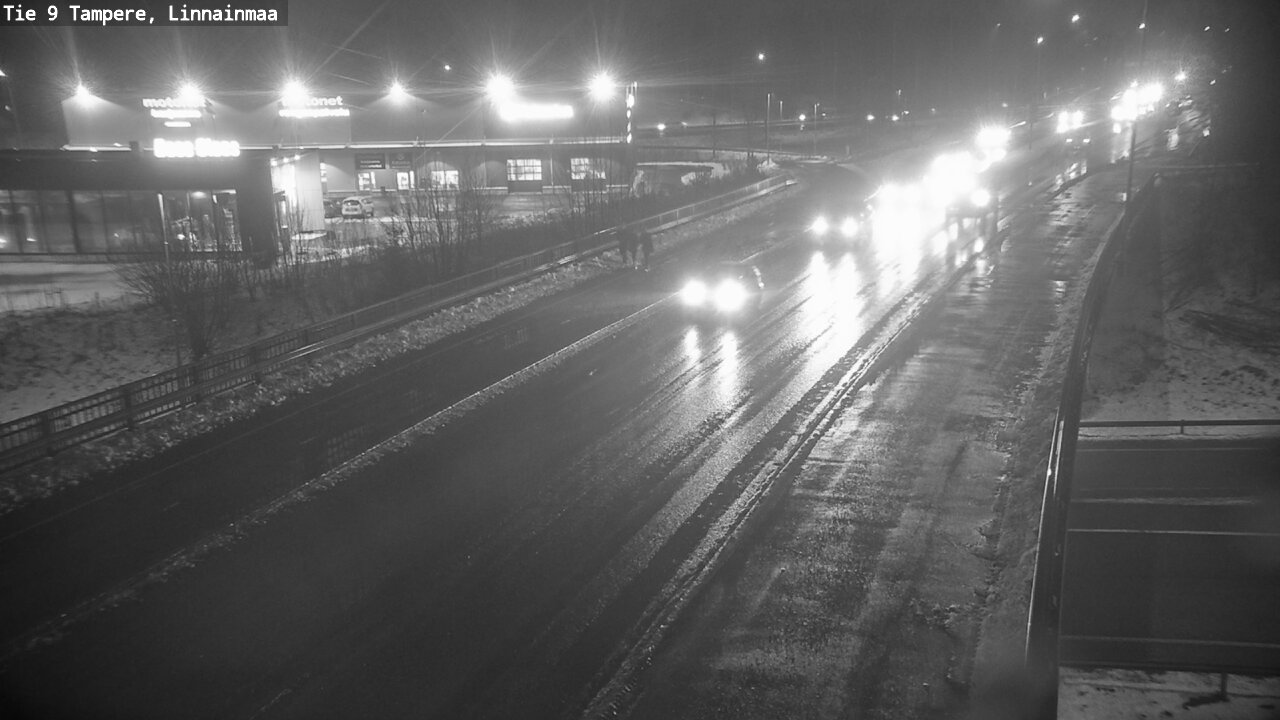 Weather Camera Image Väg 9 Tammerfors, Linnainmaa, Tampere, Pirkanmaa