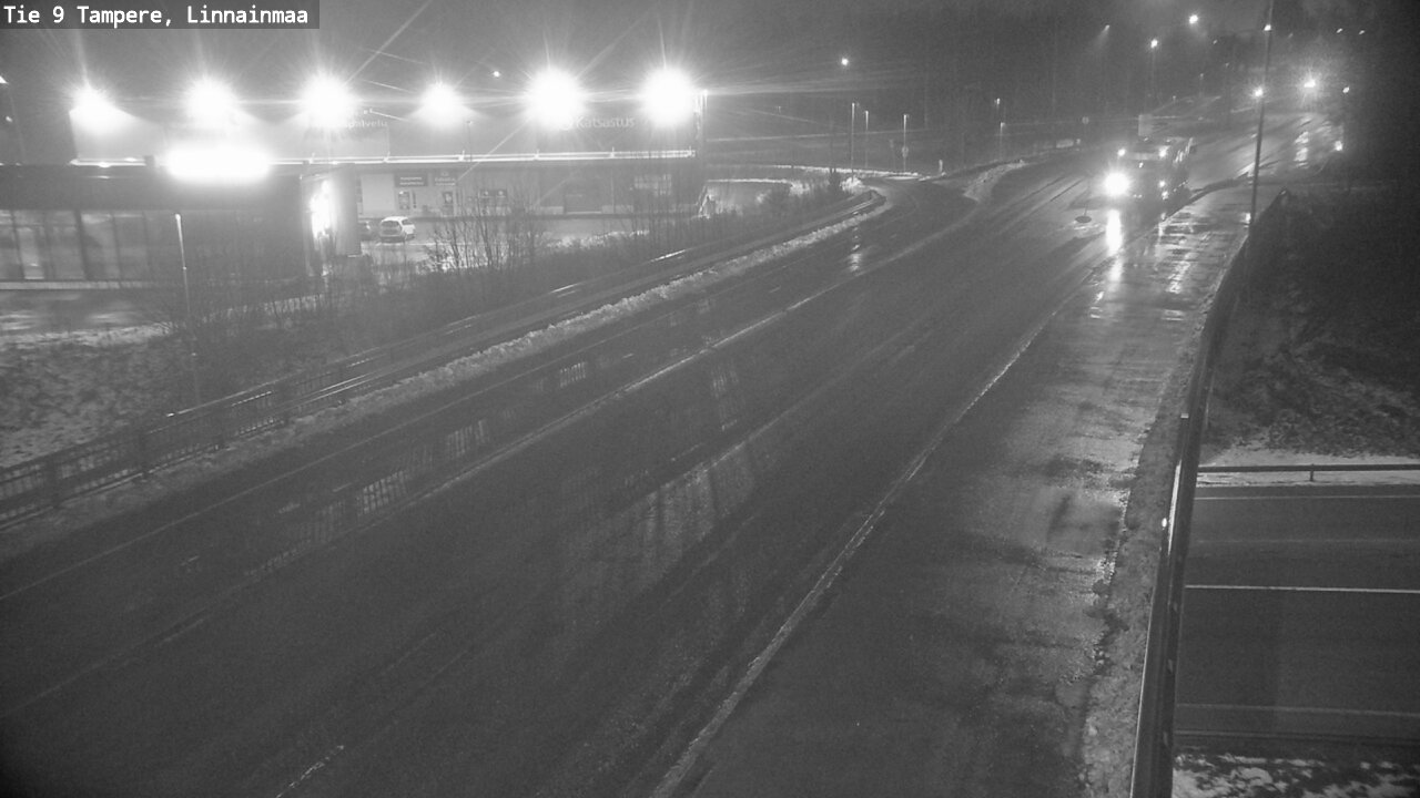 Weather Camera Image Väg 9 Tammerfors, Linnainmaa, Tampere, Pirkanmaa