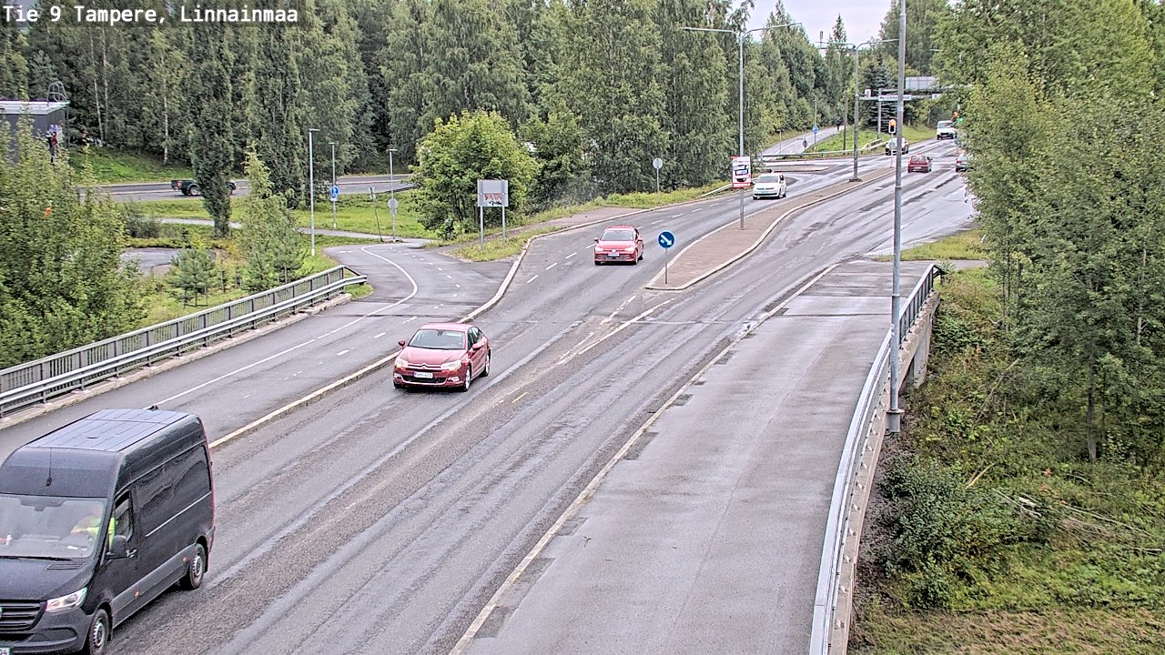 Weather Camera Image Väg 9 Tammerfors, Linnainmaa, Tampere, Pirkanmaa