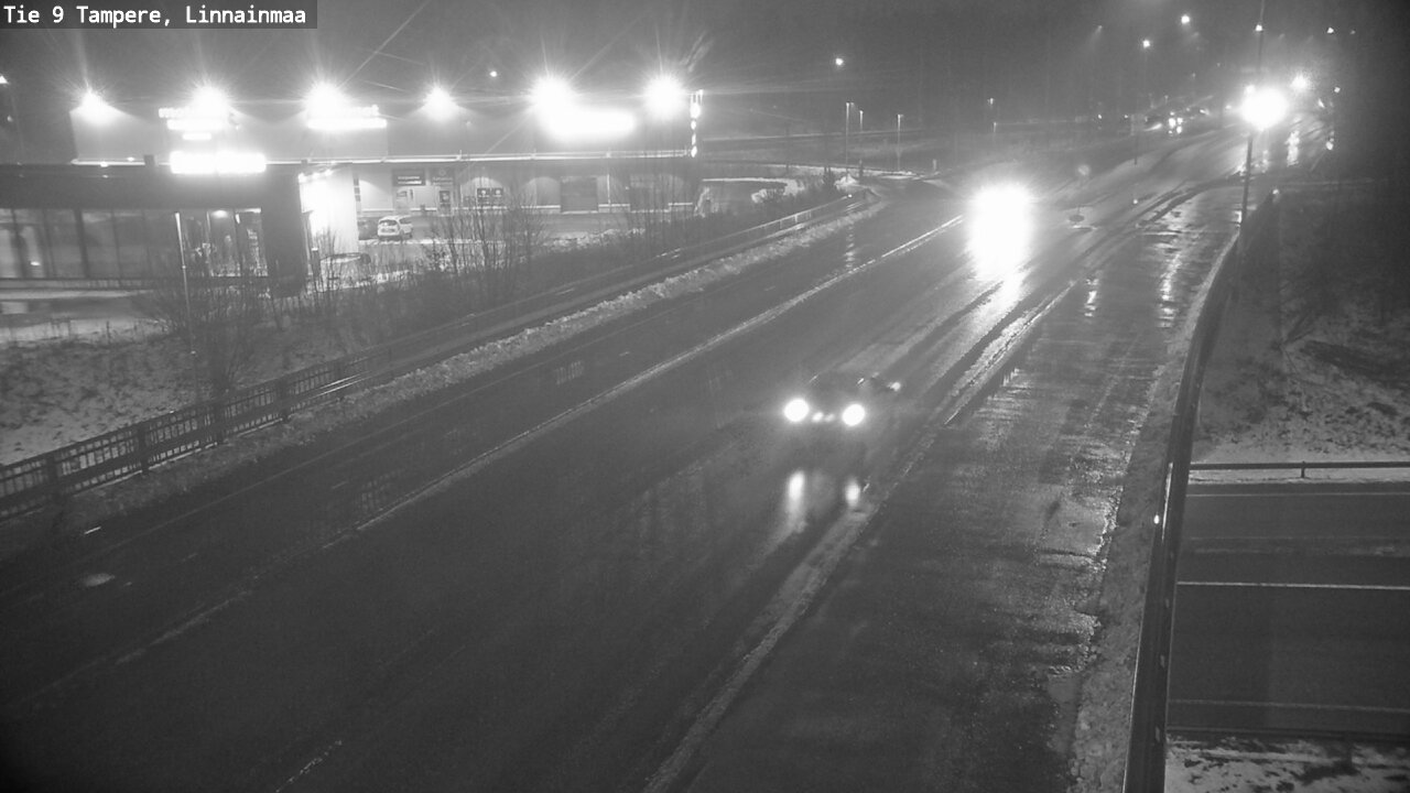 Weather Camera Image Väg 9 Tammerfors, Linnainmaa, Tampere, Pirkanmaa