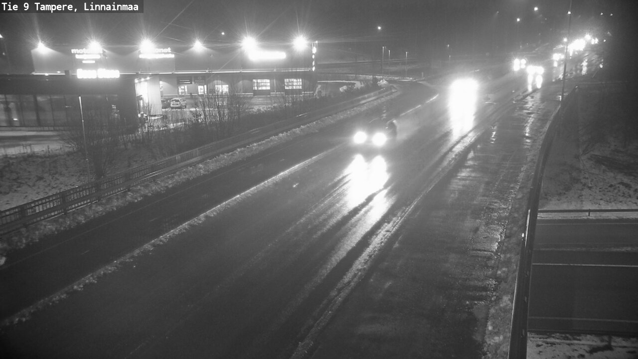 Weather Camera Image Väg 9 Tammerfors, Linnainmaa, Tampere, Pirkanmaa