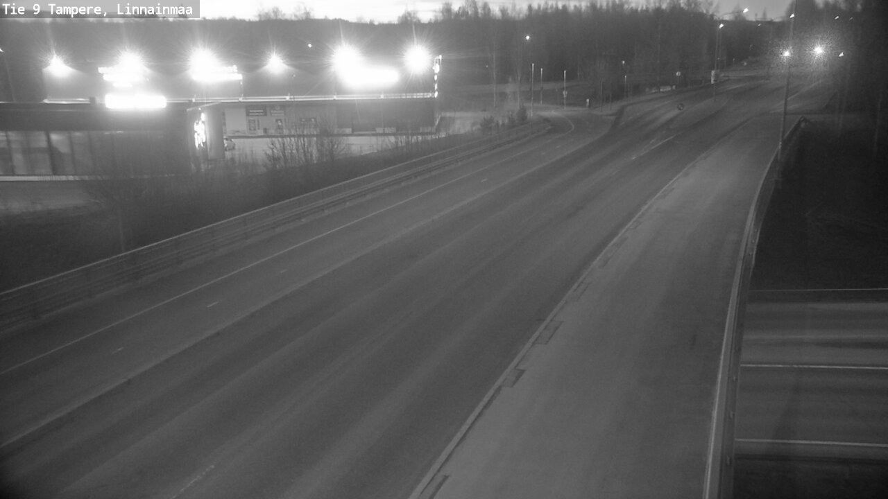 Weather Camera Image Väg 9 Tammerfors, Linnainmaa, Tampere, Pirkanmaa