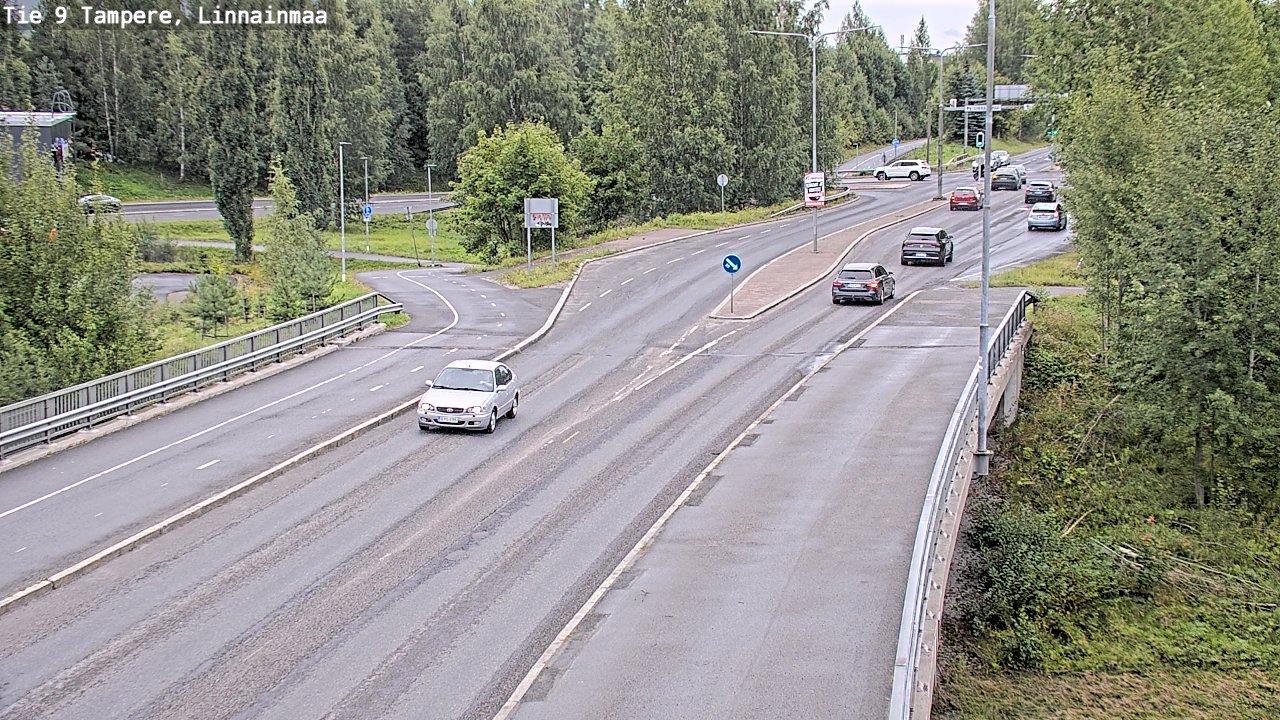 Weather Camera Image Väg 9 Tammerfors, Linnainmaa, Tampere, Pirkanmaa