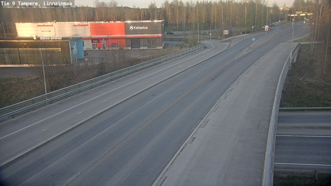 Weather Camera Image Väg 9 Tammerfors, Linnainmaa, Tampere, Pirkanmaa