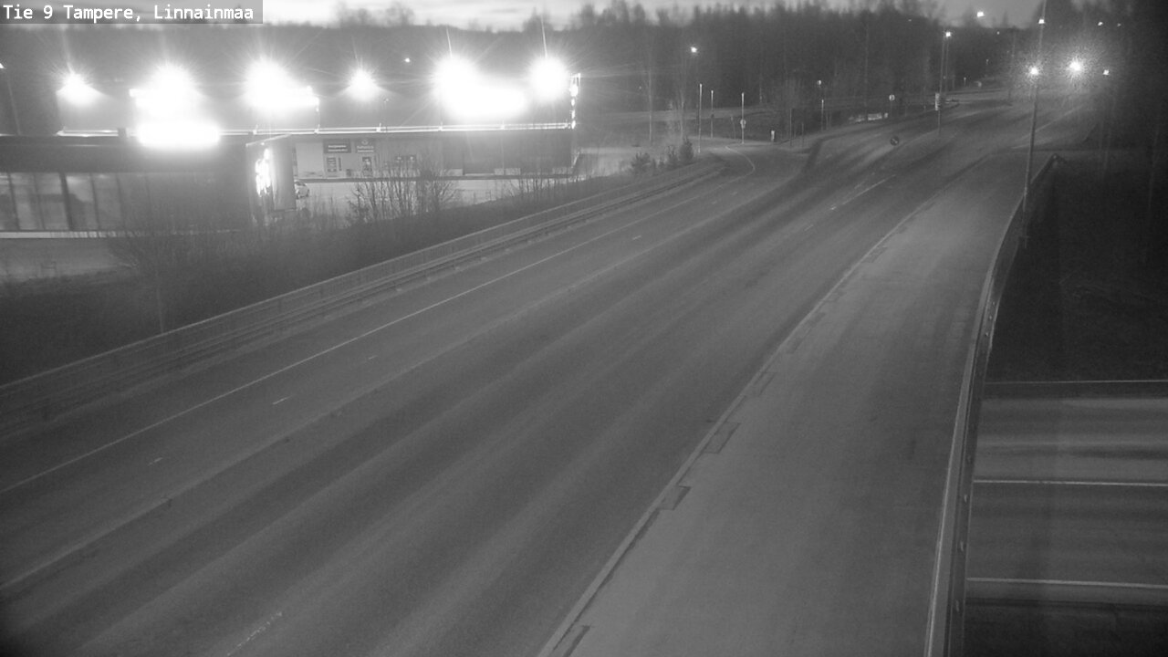 Weather Camera Image Väg 9 Tammerfors, Linnainmaa, Tampere, Pirkanmaa