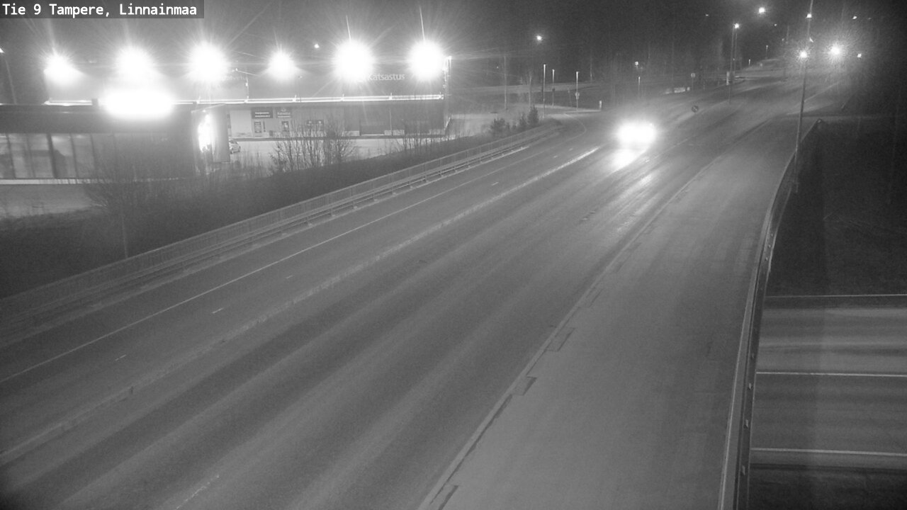 Weather Camera Image Väg 9 Tammerfors, Linnainmaa, Tampere, Pirkanmaa