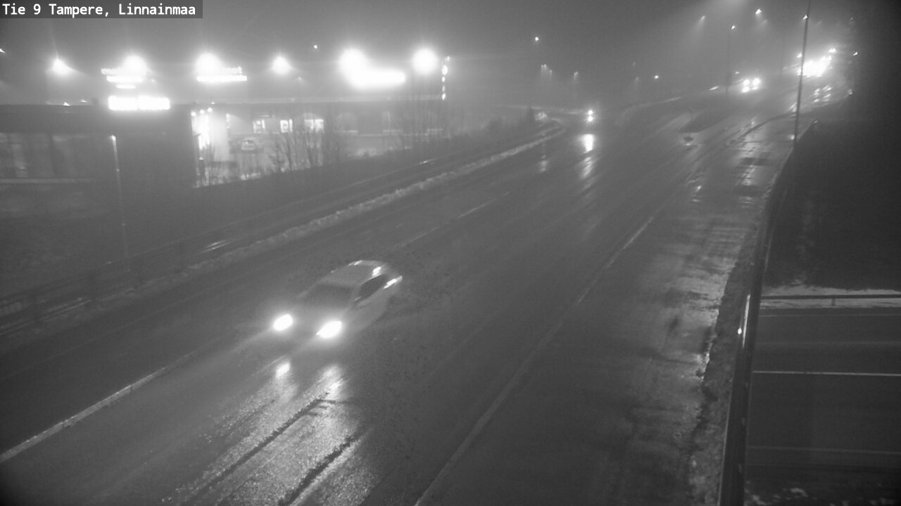 Weather Camera Image Väg 9 Tammerfors, Linnainmaa, Tampere, Pirkanmaa