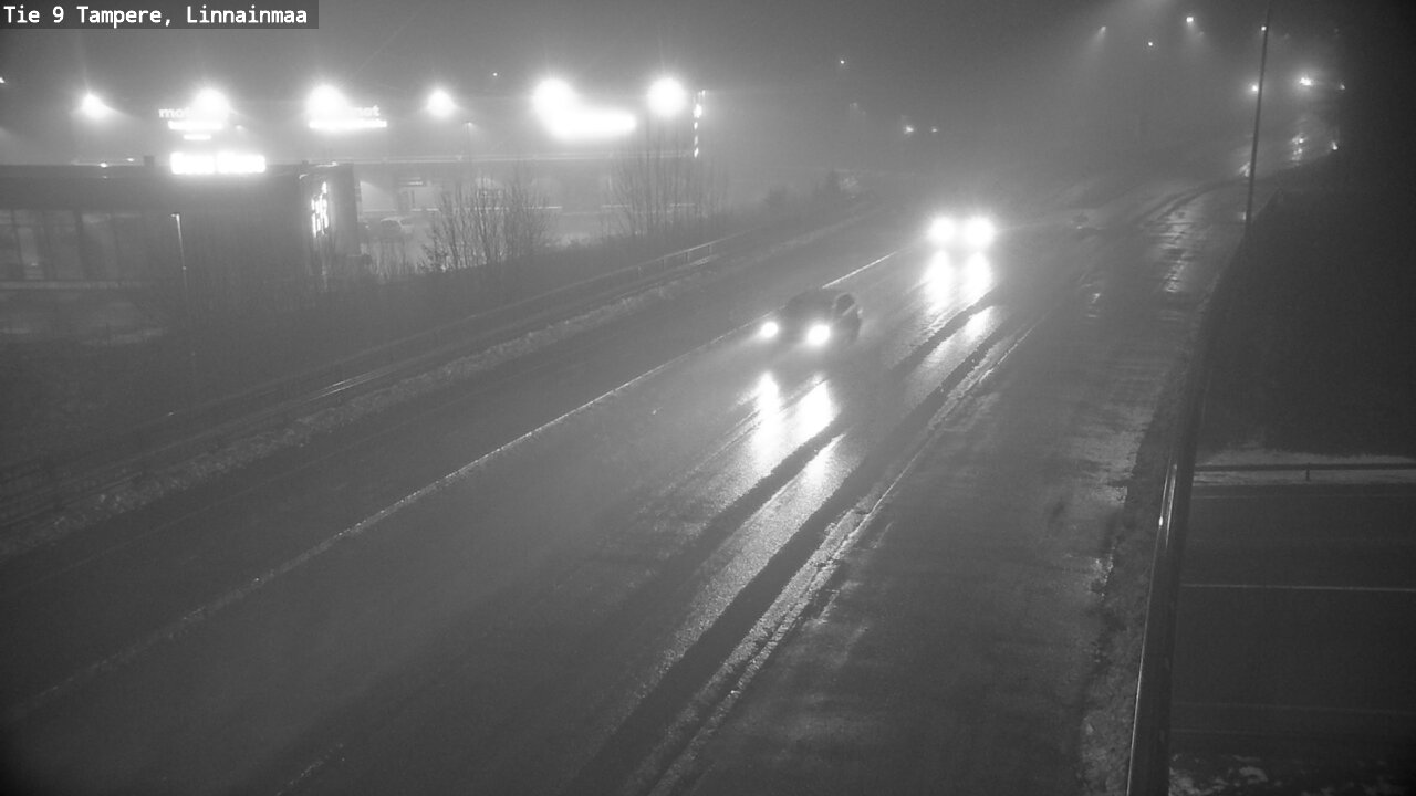 Weather Camera Image Väg 9 Tammerfors, Linnainmaa, Tampere, Pirkanmaa