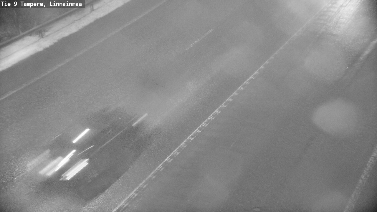 Weather Camera Image Väg 9 Tammerfors, Linnainmaa, Tampere, Pirkanmaa