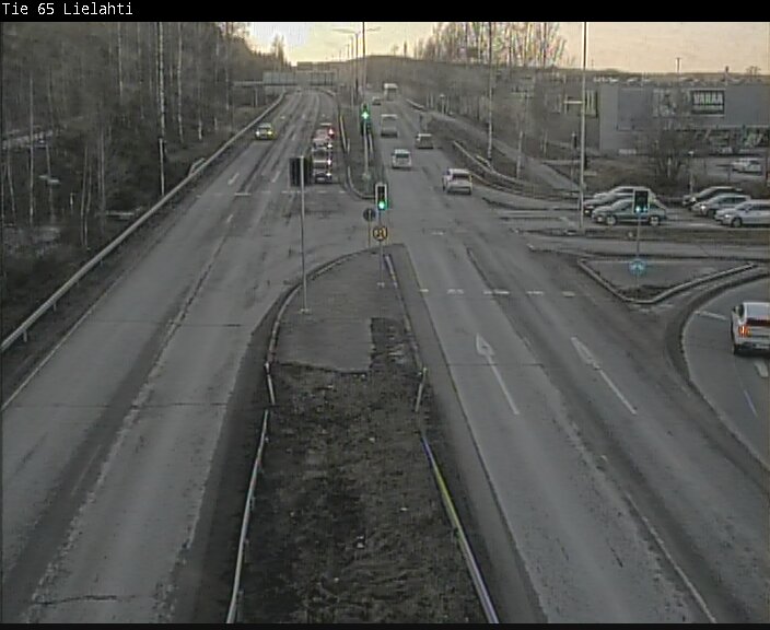 Weather Camera Image Väg 65 Tammerfors, Lielahti, Tampere, Pirkanmaa