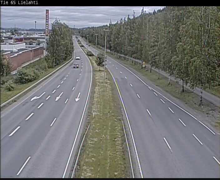 Weather Camera Image Väg 65 Tammerfors, Lielahti, Tampere, Pirkanmaa