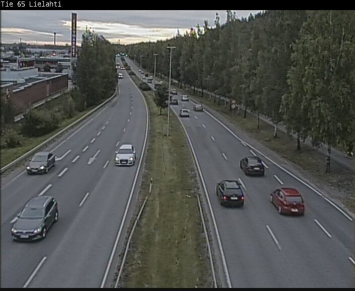 Weather Camera Image Väg 65 Tammerfors, Lielahti, Tampere, Pirkanmaa