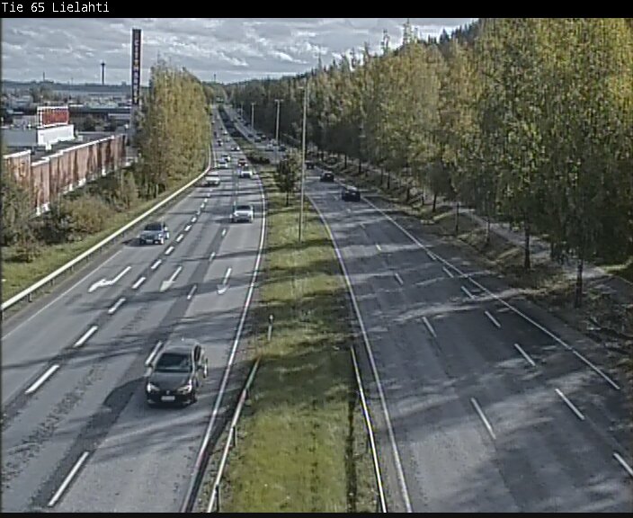 Weather Camera Image Väg 65 Tammerfors, Lielahti, Tampere, Pirkanmaa