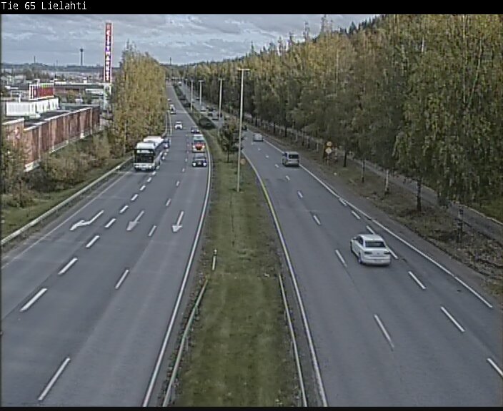 Weather Camera Image Väg 65 Tammerfors, Lielahti, Tampere, Pirkanmaa