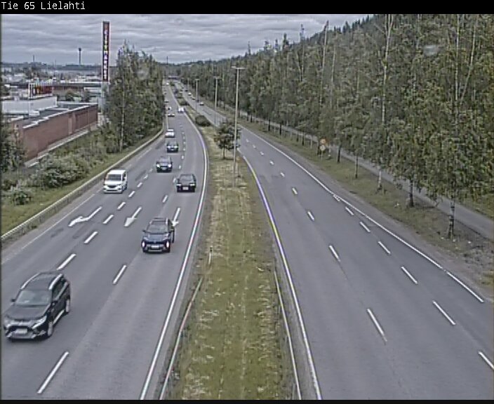 Weather Camera Image Väg 65 Tammerfors, Lielahti, Tampere, Pirkanmaa