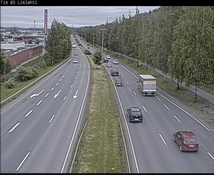 Weather Camera Image Väg 65 Tammerfors, Lielahti, Tampere, Pirkanmaa