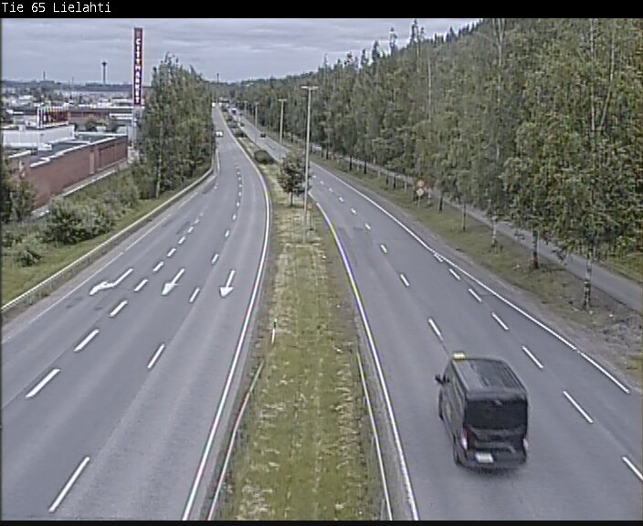 Weather Camera Image Väg 65 Tammerfors, Lielahti, Tampere, Pirkanmaa