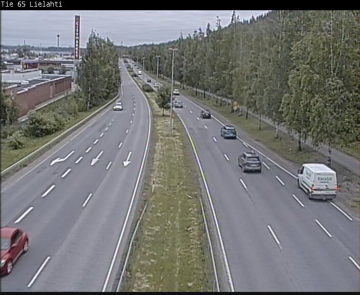 Weather Camera Image Väg 65 Tammerfors, Lielahti, Tampere, Pirkanmaa
