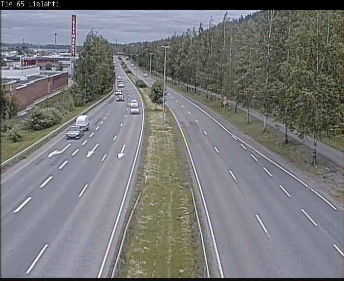 Weather Camera Image Väg 65 Tammerfors, Lielahti, Tampere, Pirkanmaa