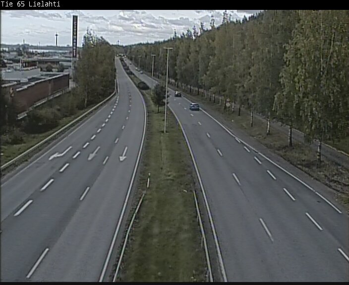 Weather Camera Image Väg 65 Tammerfors, Lielahti, Tampere, Pirkanmaa