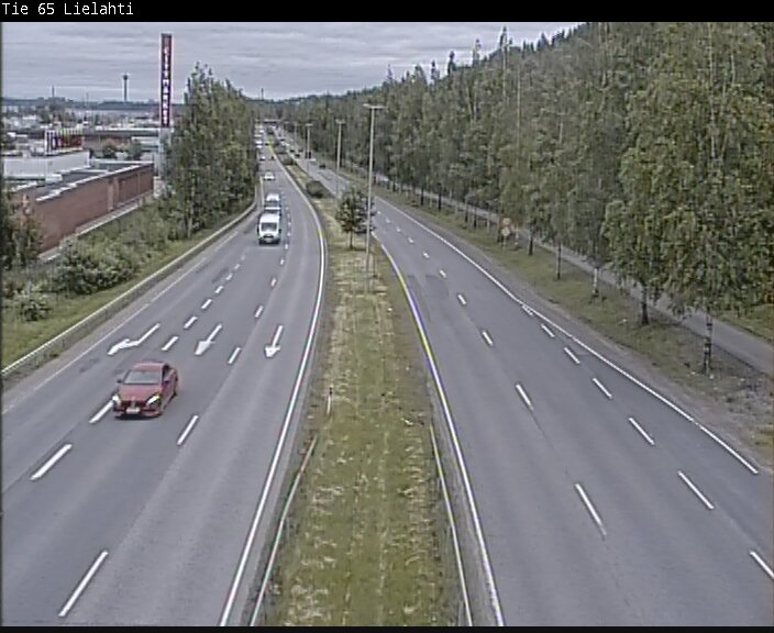 Weather Camera Image Väg 65 Tammerfors, Lielahti, Tampere, Pirkanmaa