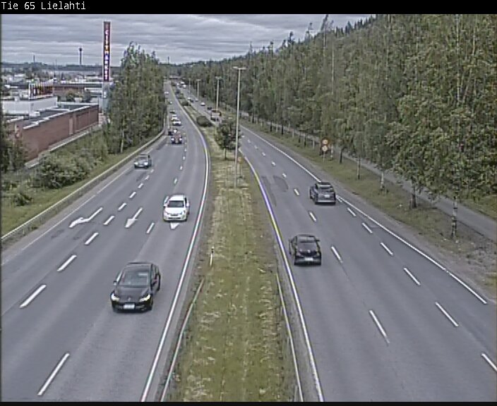 Weather Camera Image Väg 65 Tammerfors, Lielahti, Tampere, Pirkanmaa