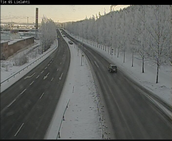 Weather Camera Image Väg 65 Tammerfors, Lielahti, Tampere, Pirkanmaa
