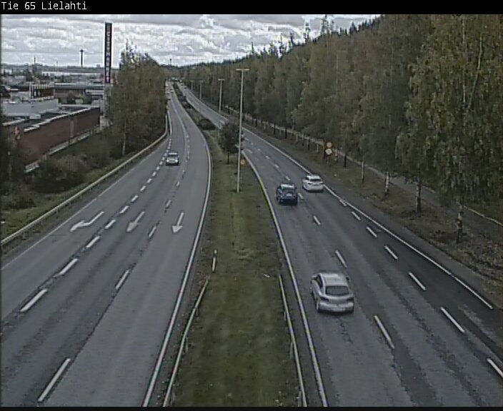 Weather Camera Image Väg 65 Tammerfors, Lielahti, Tampere, Pirkanmaa