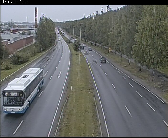 Weather Camera Image Road 65 Tampere, Lielahti, Tampere, Pirkanmaa