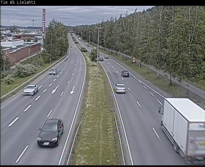 Weather Camera Image Väg 65 Tammerfors, Lielahti, Tampere, Pirkanmaa