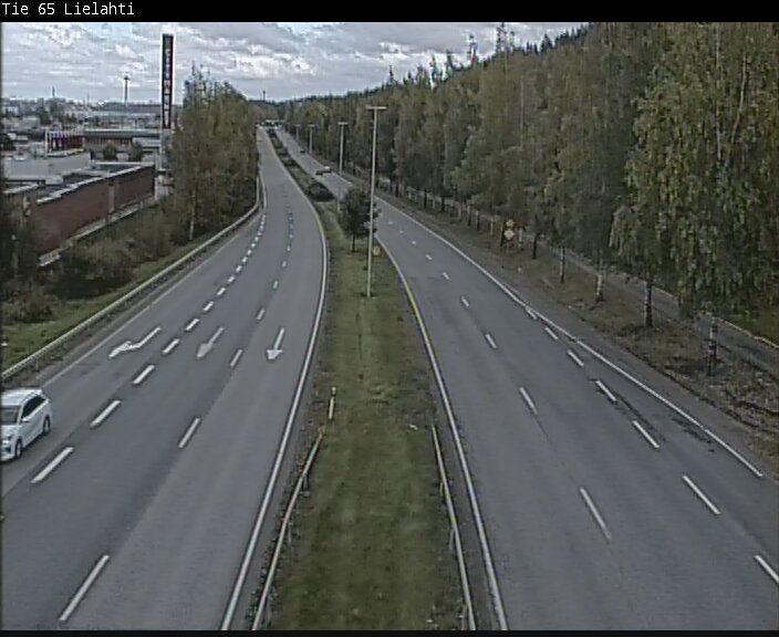 Weather Camera Image Väg 65 Tammerfors, Lielahti, Tampere, Pirkanmaa