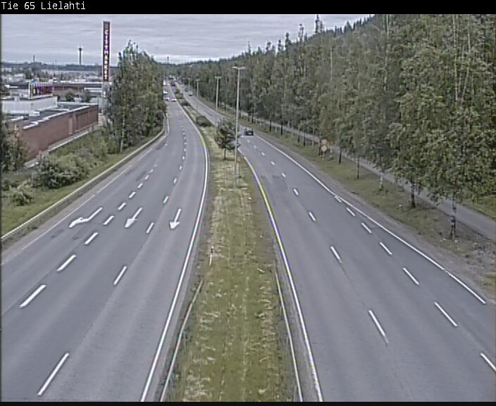 Weather Camera Image Väg 65 Tammerfors, Lielahti, Tampere, Pirkanmaa