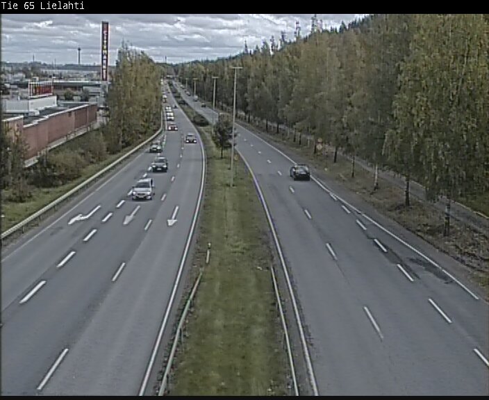 Weather Camera Image Väg 65 Tammerfors, Lielahti, Tampere, Pirkanmaa