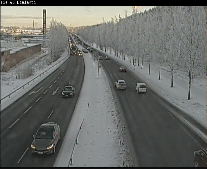 Weather Camera Image Väg 65 Tammerfors, Lielahti, Tampere, Pirkanmaa