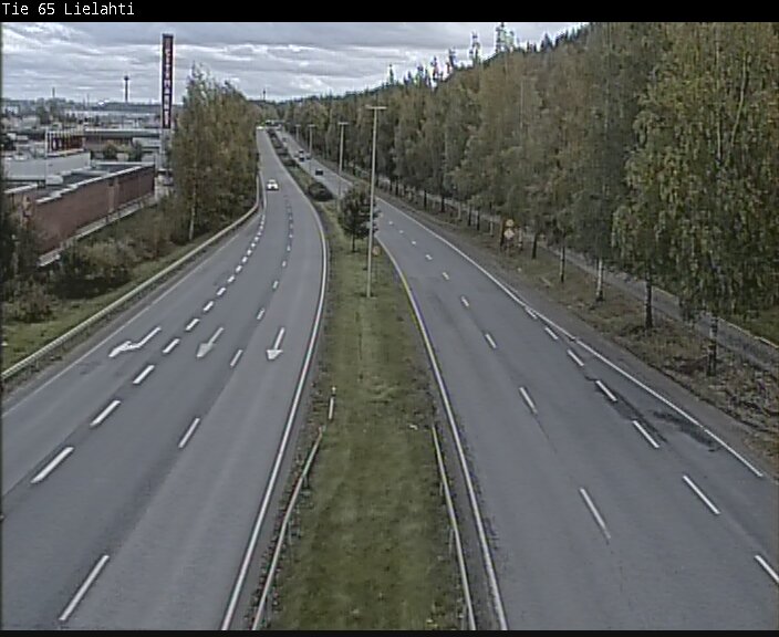 Weather Camera Image Väg 65 Tammerfors, Lielahti, Tampere, Pirkanmaa