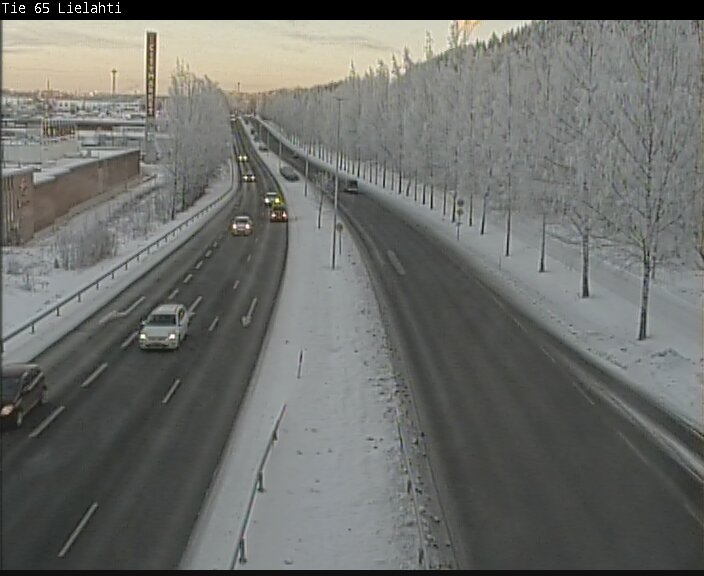 Weather Camera Image Väg 65 Tammerfors, Lielahti, Tampere, Pirkanmaa
