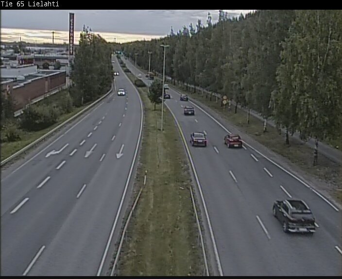 Weather Camera Image Väg 65 Tammerfors, Lielahti, Tampere, Pirkanmaa