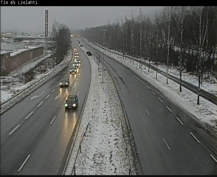Weather Camera Image Väg 65 Tammerfors, Lielahti, Tampere, Pirkanmaa