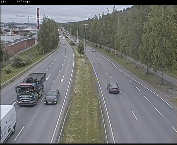 Weather Camera Image Väg 65 Tammerfors, Lielahti, Tampere, Pirkanmaa