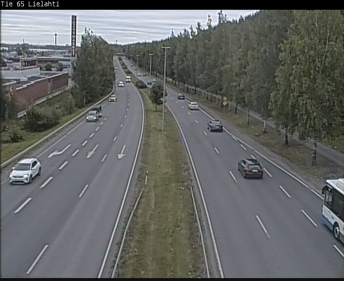 Weather Camera Image Väg 65 Tammerfors, Lielahti, Tampere, Pirkanmaa
