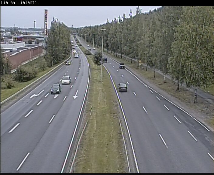 Weather Camera Image Väg 65 Tammerfors, Lielahti, Tampere, Pirkanmaa