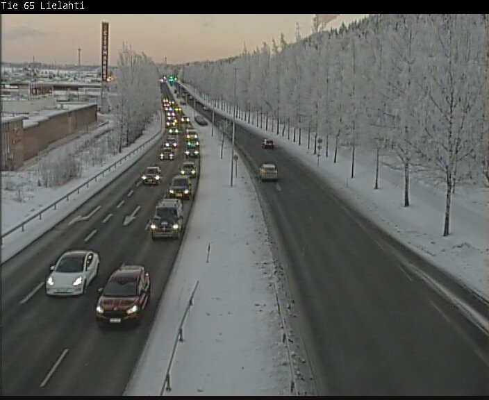 Weather Camera Image Väg 65 Tammerfors, Lielahti, Tampere, Pirkanmaa