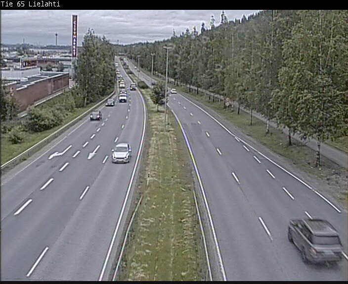 Weather Camera Image Väg 65 Tammerfors, Lielahti, Tampere, Pirkanmaa
