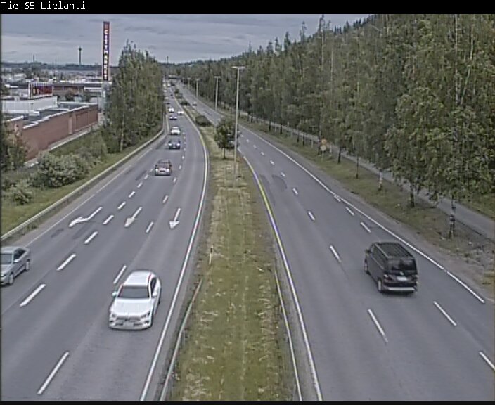 Weather Camera Image Väg 65 Tammerfors, Lielahti, Tampere, Pirkanmaa