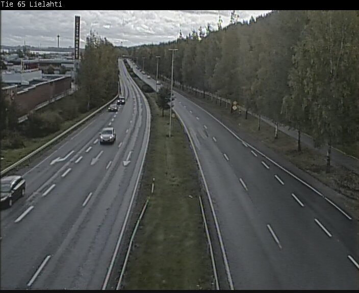 Weather Camera Image Väg 65 Tammerfors, Lielahti, Tampere, Pirkanmaa